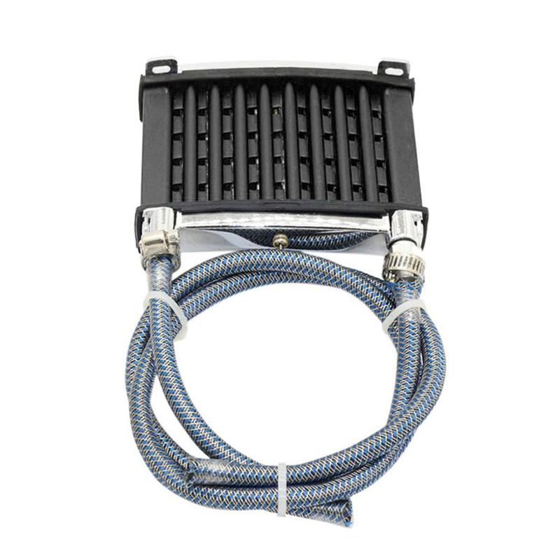 Aluminum Motorcycle Intercooler Engine Oil Cooler Cooling Radiator Kit for 125cc 140 150cc PIT PRO Trail Dirt