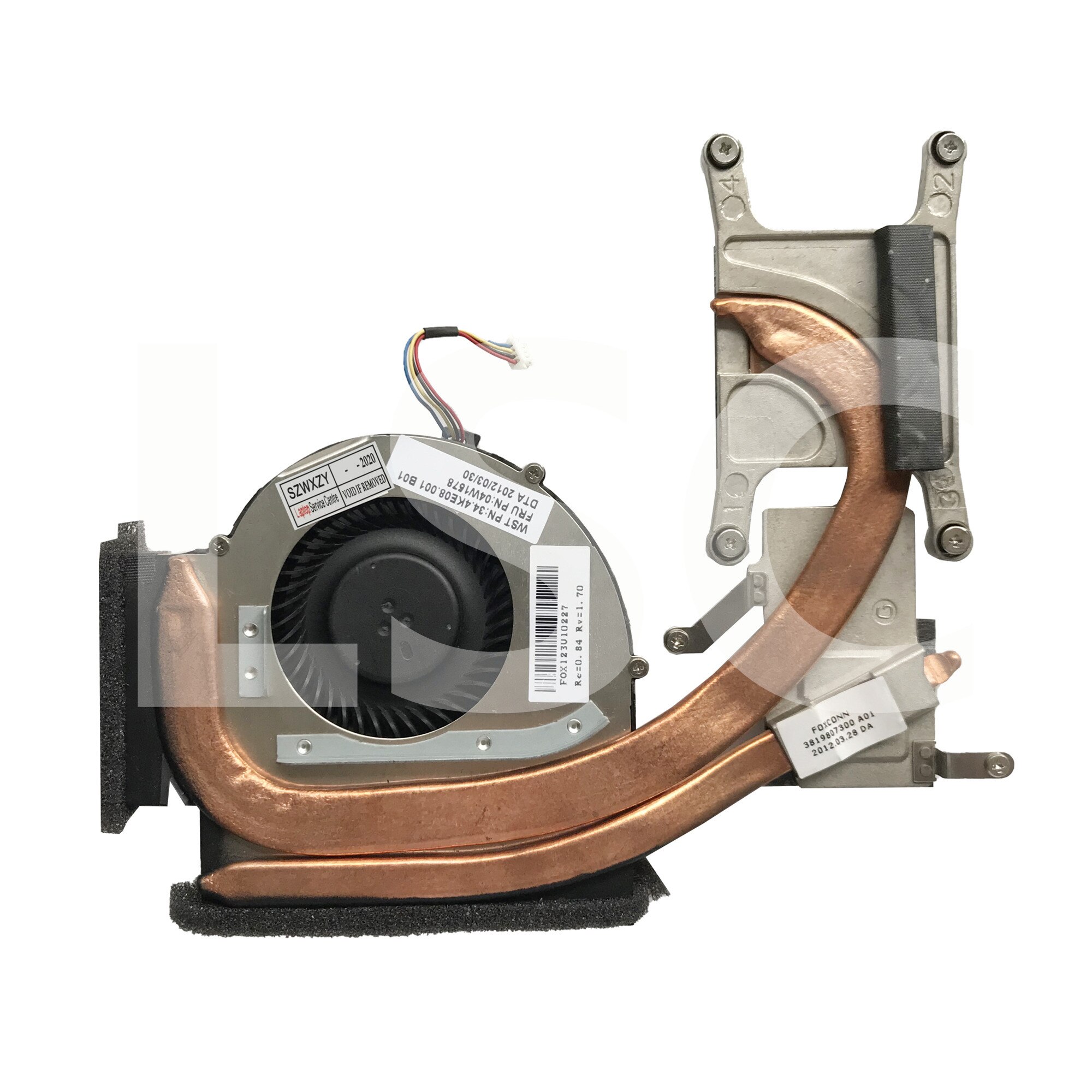 LSC Original para Lenovo Thinkpad T520 T520i ventilador enfriador de disipador térmico FRU 04W1578 75Y5782 04W1579 04W0439 75Y5790: Default Title