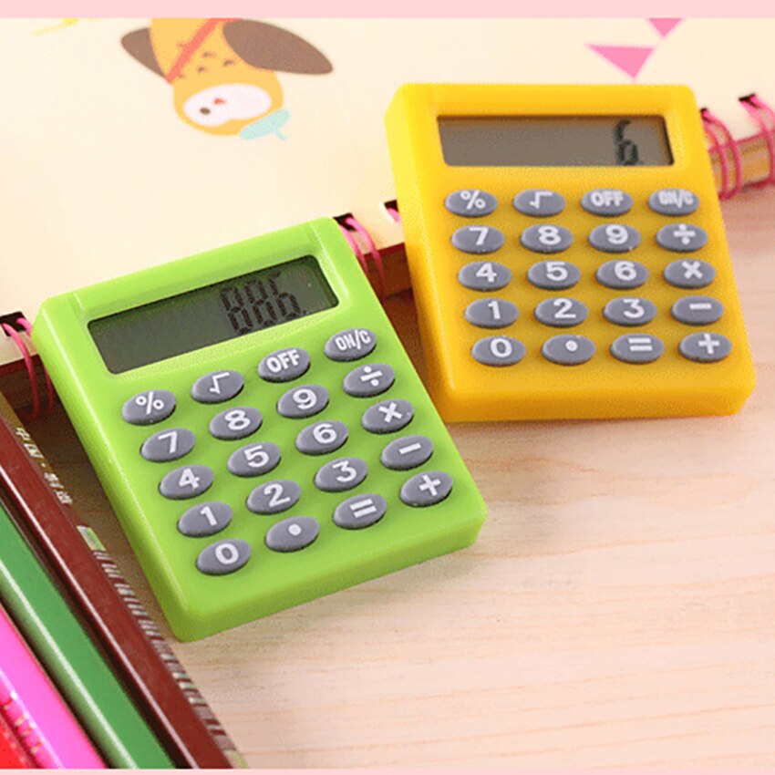 8-Digit Pocket Size Calculator Standard Function Student Large LCD Display Electronic Desktop Accounting Office Calculator