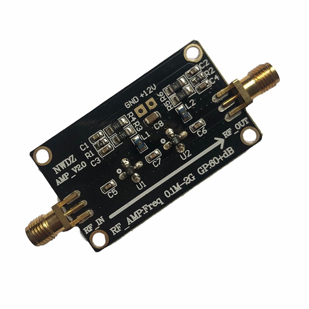 Radio Frequency Broadband Amplifier Low Noise Discharge Two-stage Amplification Radio Frequency Broadband Amplifier