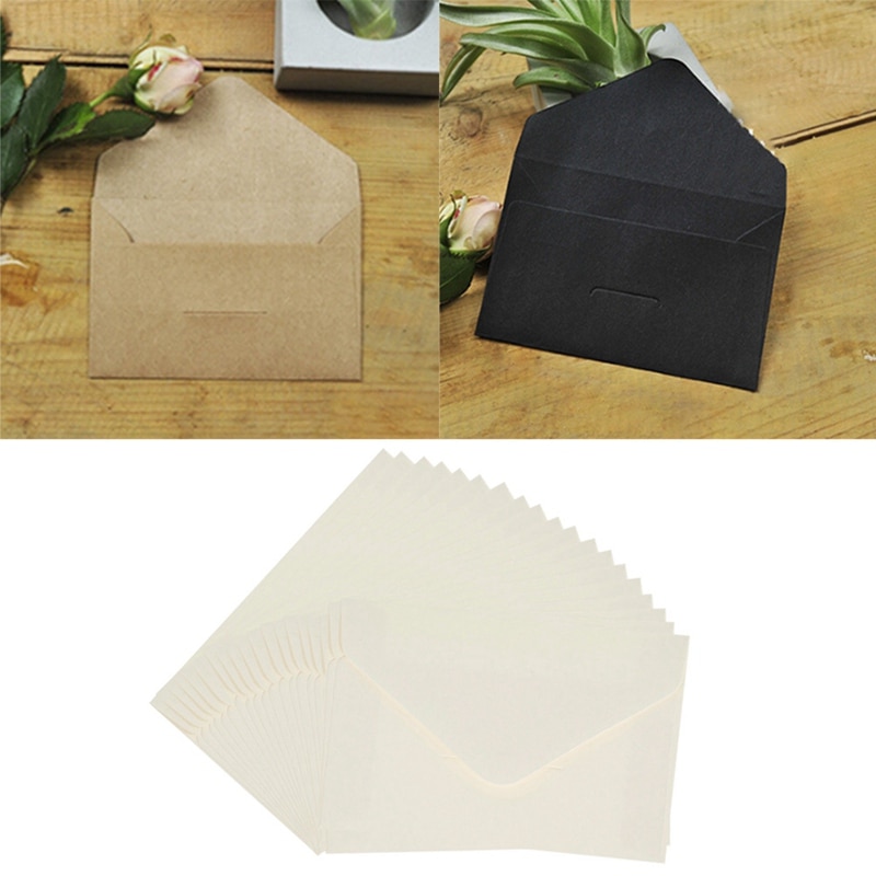 Vintage Kraftpapier Visitekaartje Opslag Envelop-Mini Serie Westerse Stijl Envelop