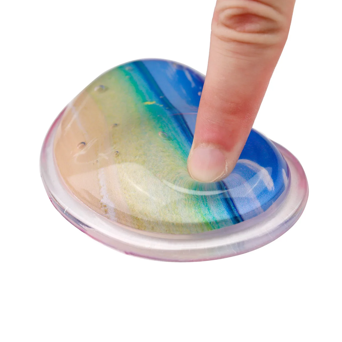 Crystal Wrist Guard Wavy Comfort Gel Computer Mouse Hand Wrist Rests Support Cushion Pad Silicone Heart-shaped Wrist Pad: BEAN PASTE