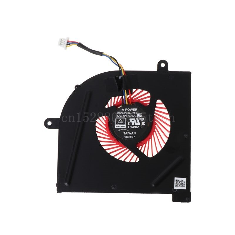 Portátil gpu cpu ventilador de refrigeração para msi gs63vr gs63 gs73 gs73vr MS-17B1 discrição pro cpu BS5005HS-U2F1 gpu BS5005HS-U2L1 refrigerador: CPU