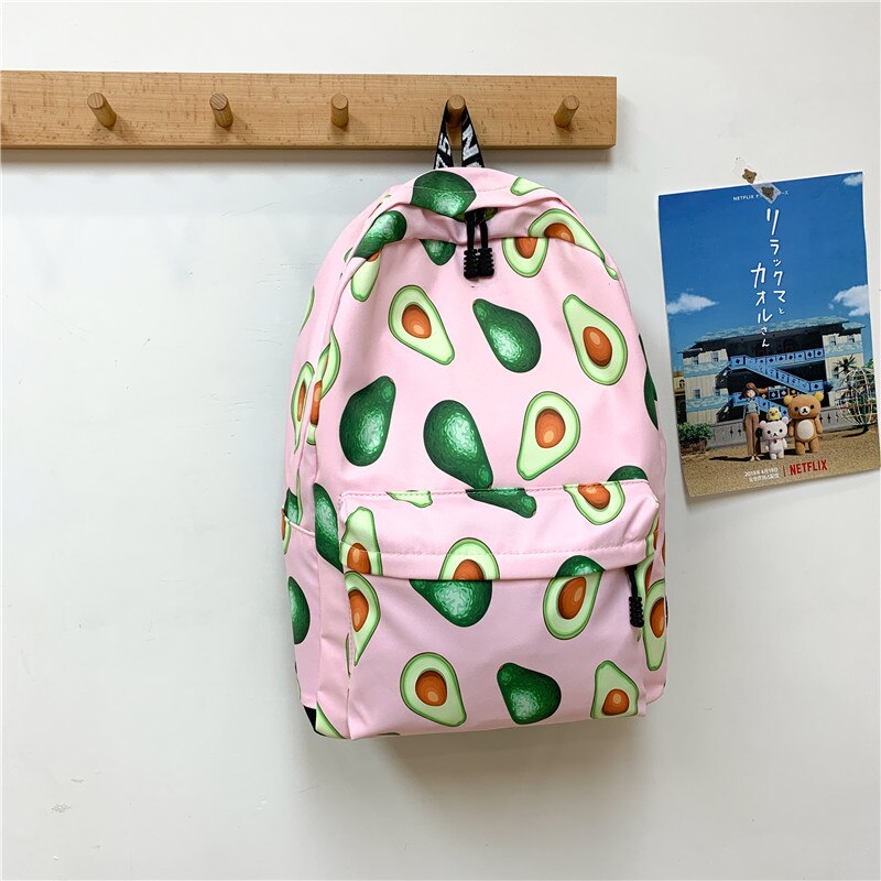 Avocado Canvas College Rugzak, Reistas, Waterdichte Laptop Tas, Outdoor Patchwork Tas: pink