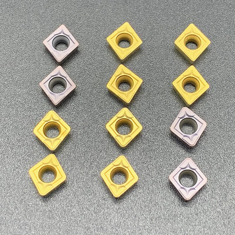 10 piezas CCMT 060204 CCMT 060208 VP15TF UE6020 US735 herramienta de fresado redondo interior CCMT 060204 Herramienta de fresado de herramienta de torno de hoja CNC