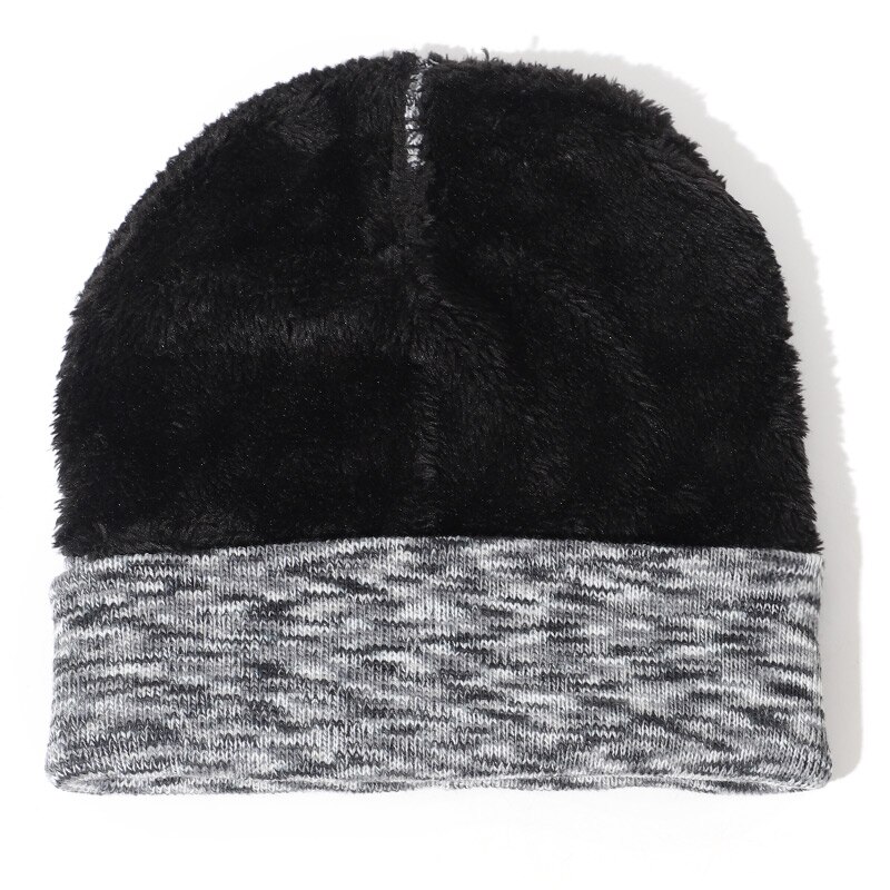 Vinter fritid stickad mössa scarf handskar tredelade ryska varm och köldbeständig plus fluffiga mössor ring nackskydd haklapp