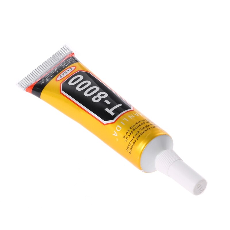 Pegamento adhesivo multiusos T8000 para fijación de marco de panel LCD, pantalla táctil de vidrio, 15/50/110ml