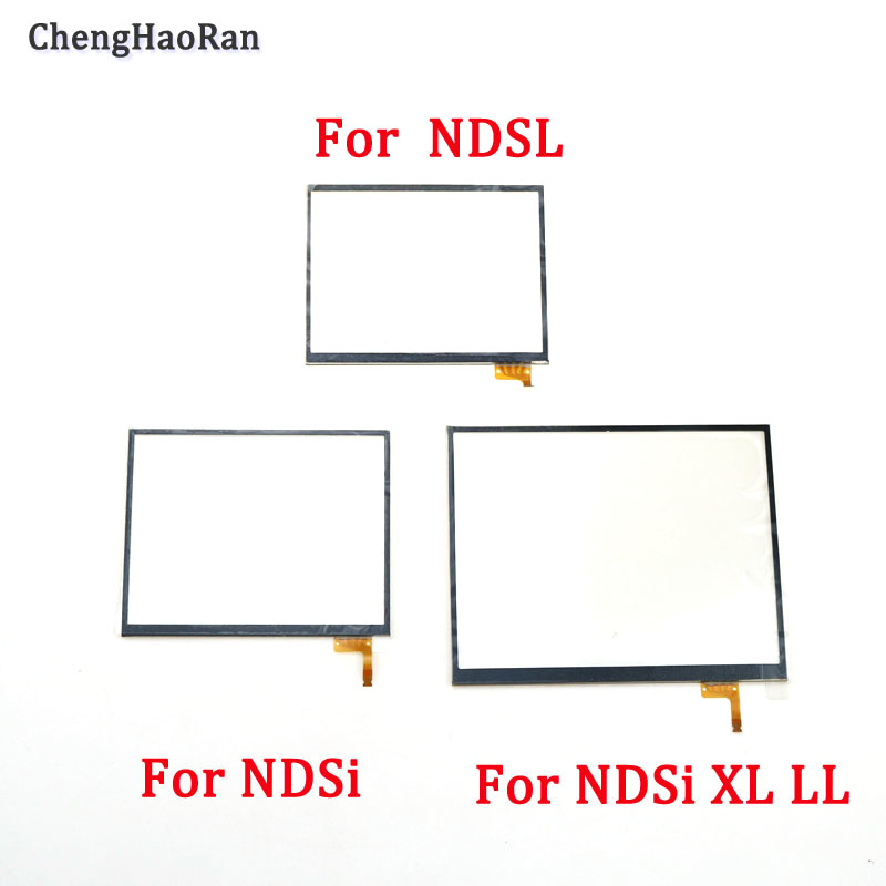 Écran tactile en verre pour Console de jeu NDSL/NDSI, 1 pièce, panneau d'affichage pour DS Lite DSi XL LL avec adhésif