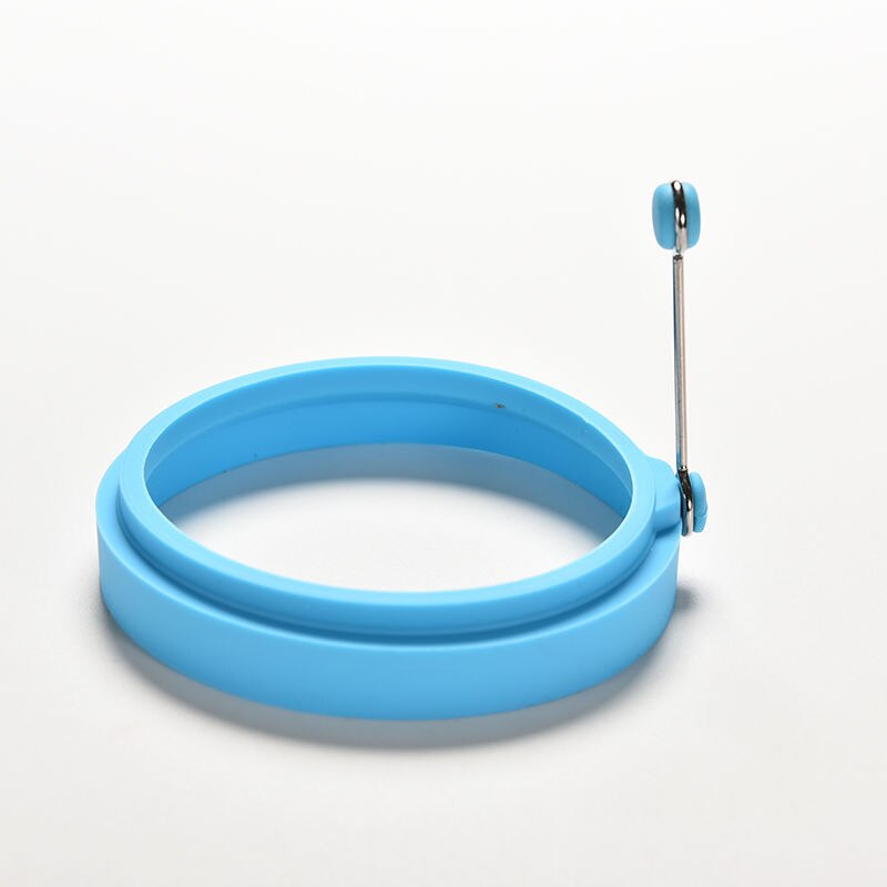 1 Pcs Dia 10cm Round Shape Silicone Fried Egg Mold Pancake Egg Rings Mould Cooking Egg Tools Random Color