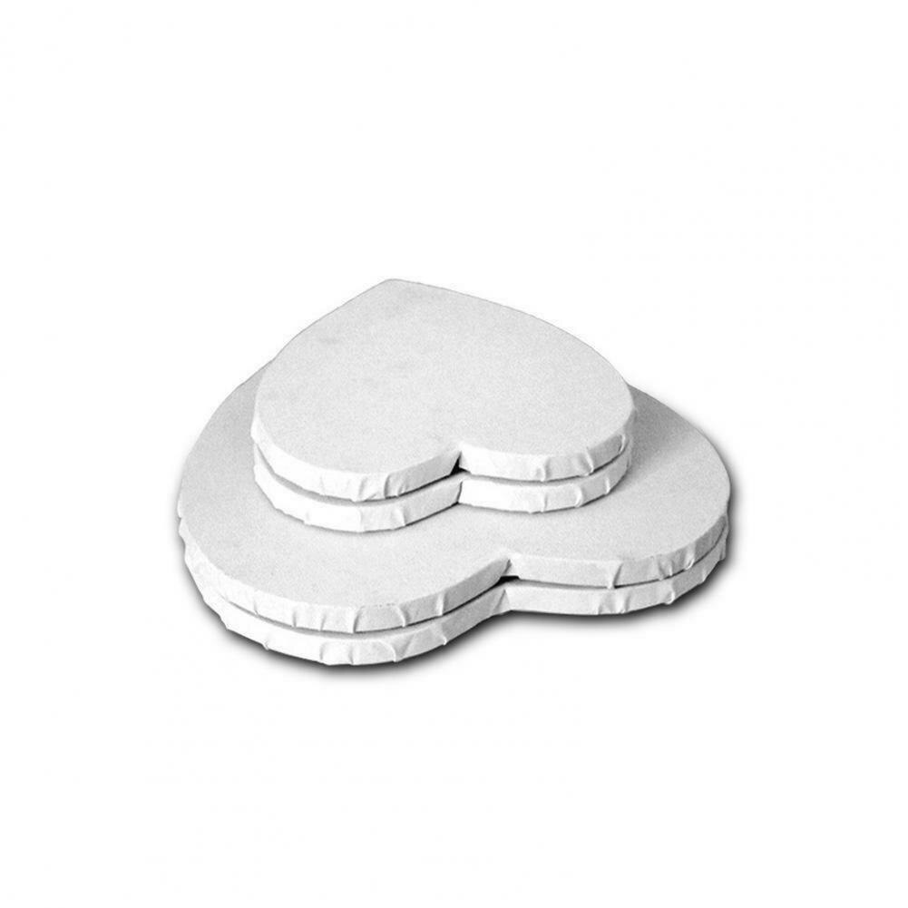 1pc blanco en blanco cuadros artísticos en forma de corazón estirada enmarcado lienzo de artista para aceite pintura acrílico pintura, acuarelas pinturas al óleo de
