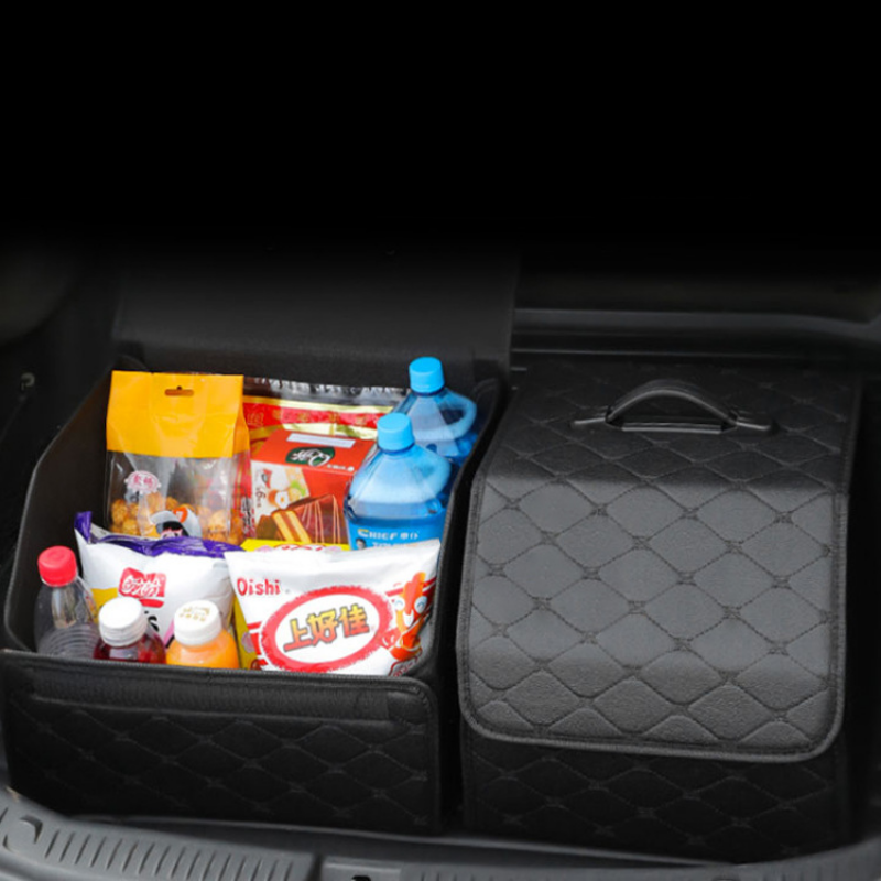 Multipurpose Collapsible Car Trunk Storage Organizer with Lid Portable Car Storage Bag Car Trunk Organizer