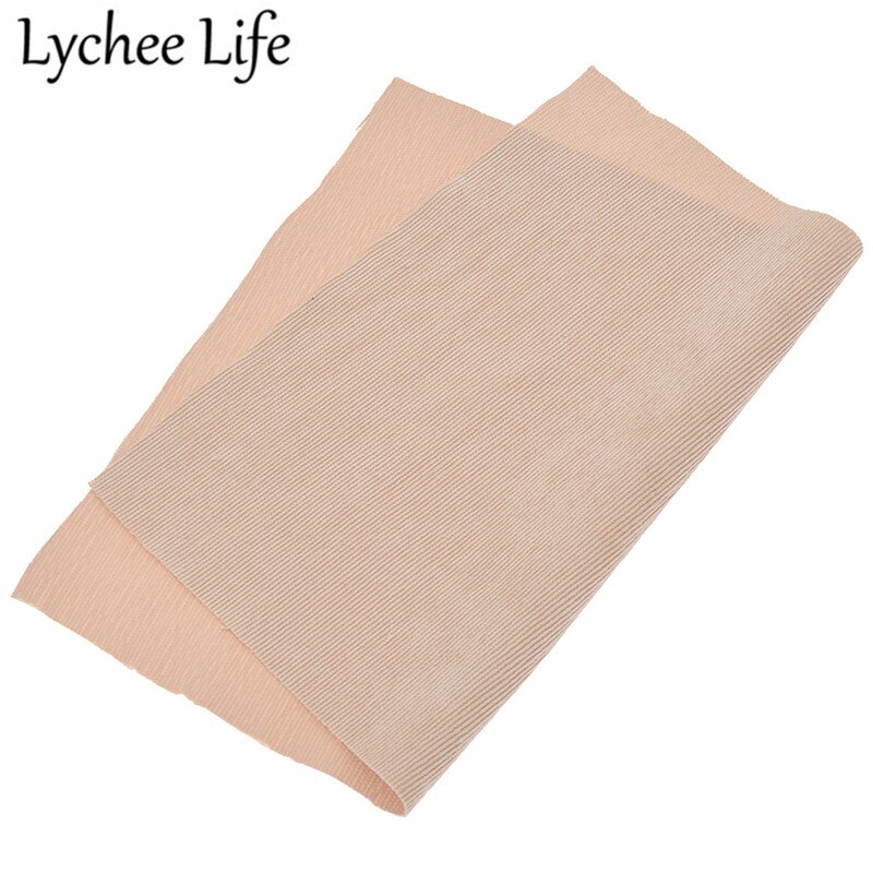 Lychee liv prægede striber fløjlsstof 29 x 21cm polyester bomuldsstof diy håndlavet syning af tøjposer leverer dekoration: 5