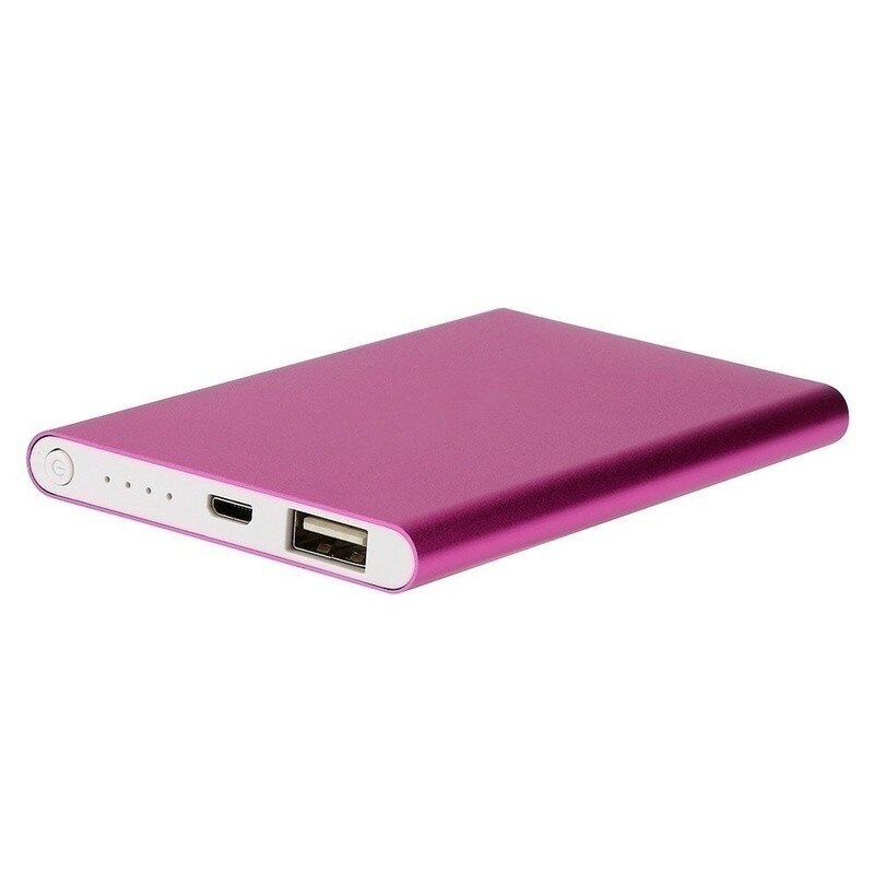 Power Bank 30000mAh caricabatterie portatile per cellulare caricabatterie da viaggio esterno Powerbank caricabatterie esterno ultrasottile per Smartphone: Rosered