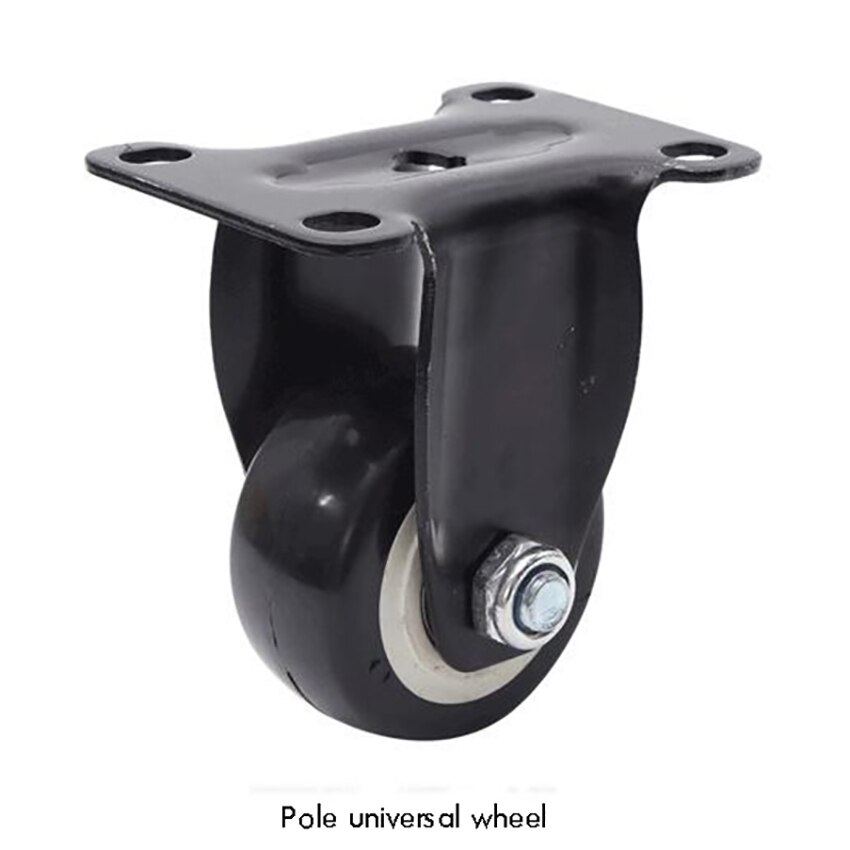 4 stykker / hjul hjul, kraftig universell, retningsbestemt, hjulhjul, låsehjul, svingplate til kontorstol