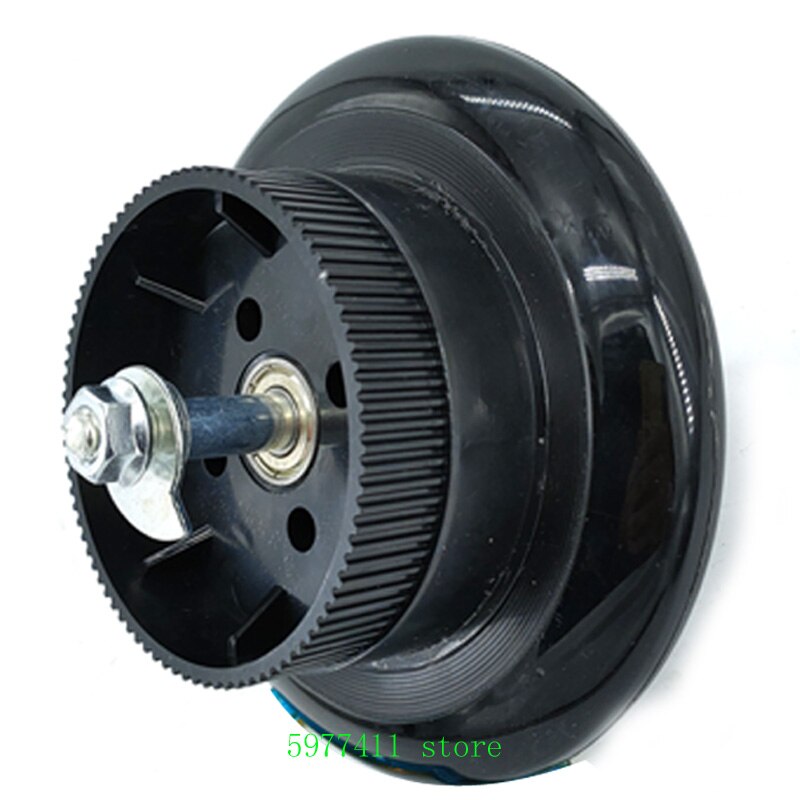 Neumático de poliuretano para patinete eléctrico, rueda delantera o trasera sólida de 6 "y 140mm, con kit de freno de tambor, adecuado para patinete eléctrico pequeño