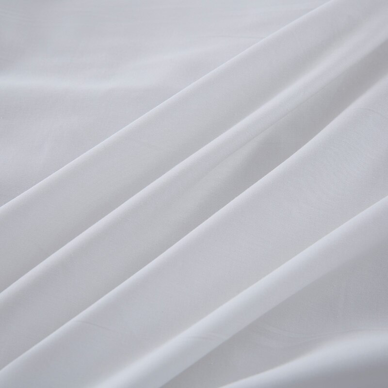 100% cotton white luxury hotel bedding set / flat bed sheet