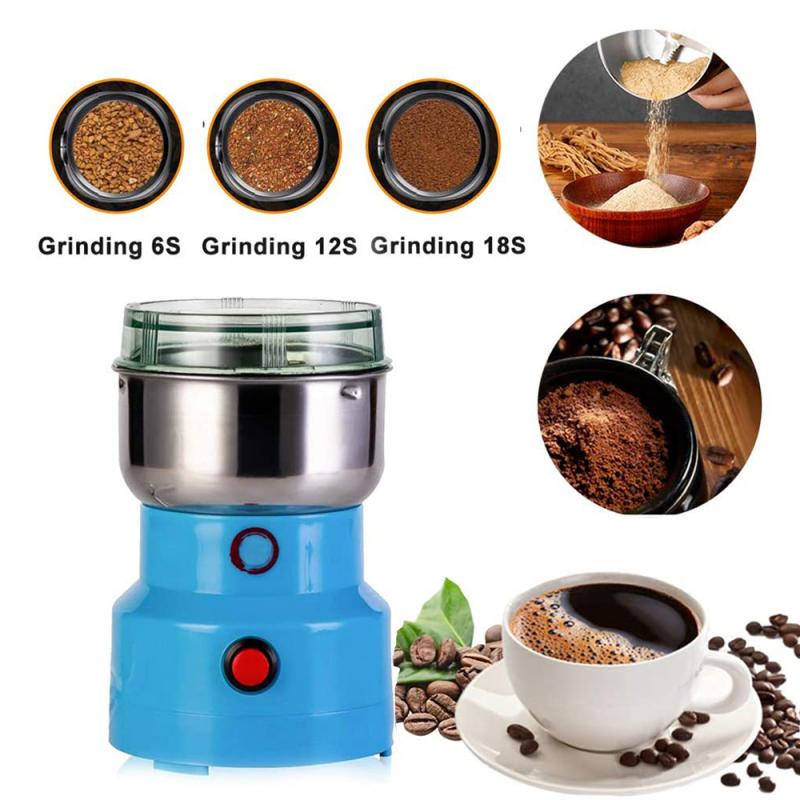 Multi-functional Coffee Grinder Portable Electric Herbs Spices Nuts Grains Coffee Bean Smash Grinding Mill Machine Crusher