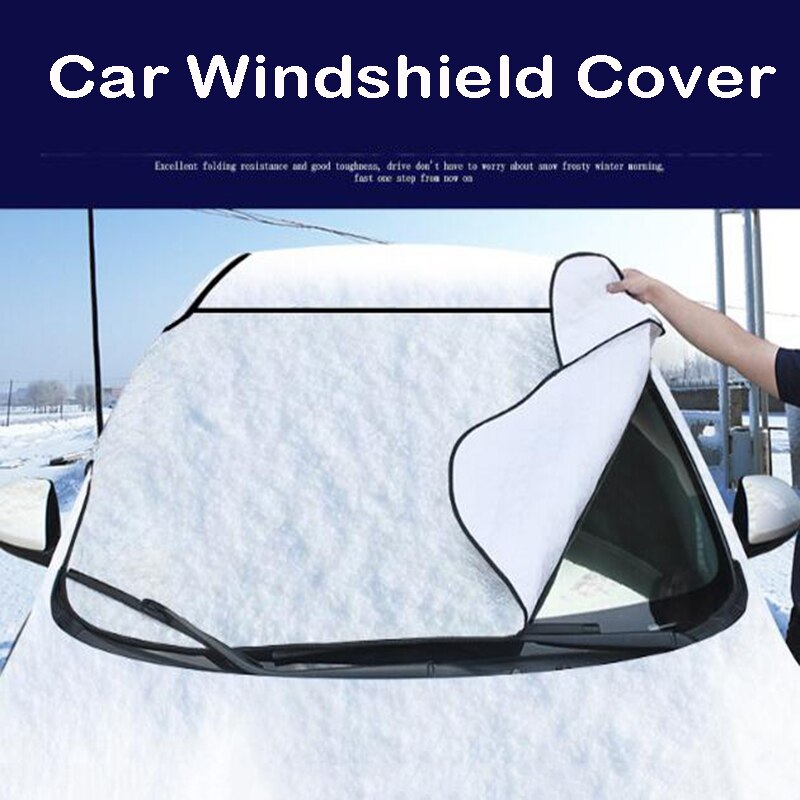 148*118Cm Uv Zonnescherm Cover Sneeuw Dust Protector Voor Winter Voorruit Sneeuw Cover Tegen Regen Vorst ijs Auto Accessoires