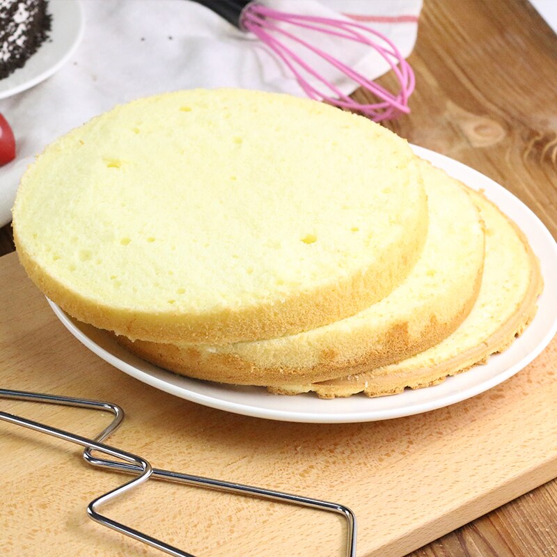1 Layer Rvs Verstelbare Wire Cake Cutter Slicer Leveler Diy Cake Bakken Tools Keuken Accessoires