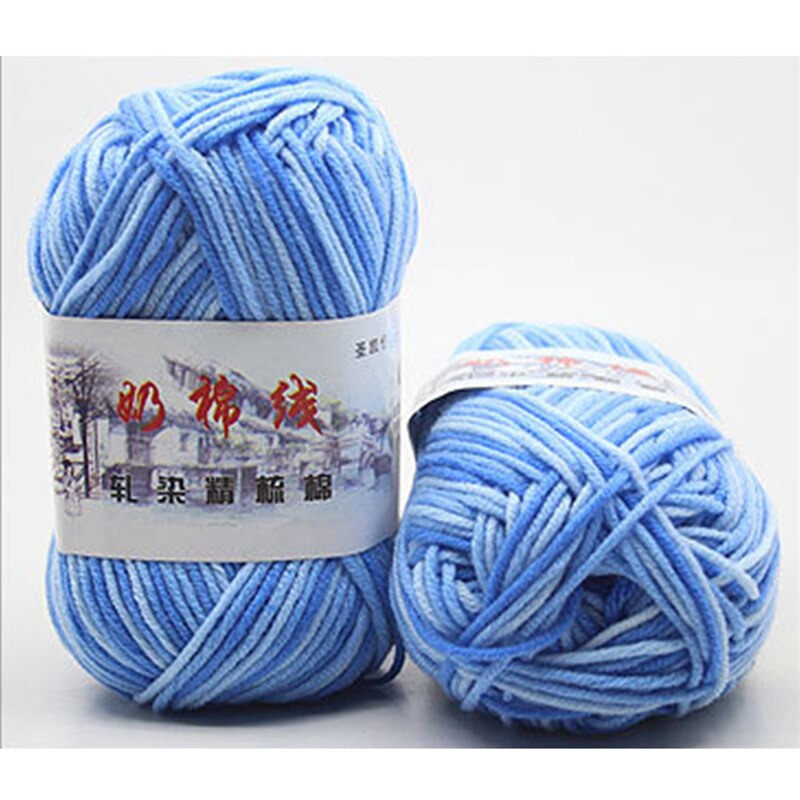 Baby Milk Cotton Yarn Crochet Hat For Knitting Wool Yarn Warm Chunky Yarn Children Hand Knitted Yarn Blanket Sweater: 6