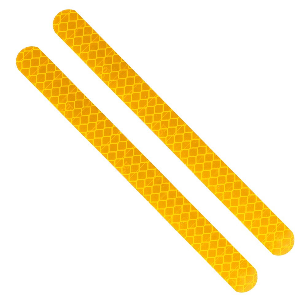 Car Rearview Mirror Reflective Stickers Warning Tape for Ford Fusion Mondeo Mustang F-150 Explorer Edge C-MAX FOCUS RS ST Fiesta: YELLOW