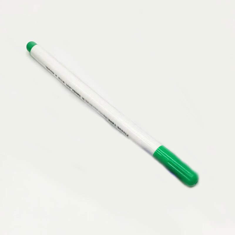 Lápiz Soluble para marcar la hidrólisis de costura, accesorios para tela que desaparece, marcadores de punto de agua con tinta de retales DIY: green