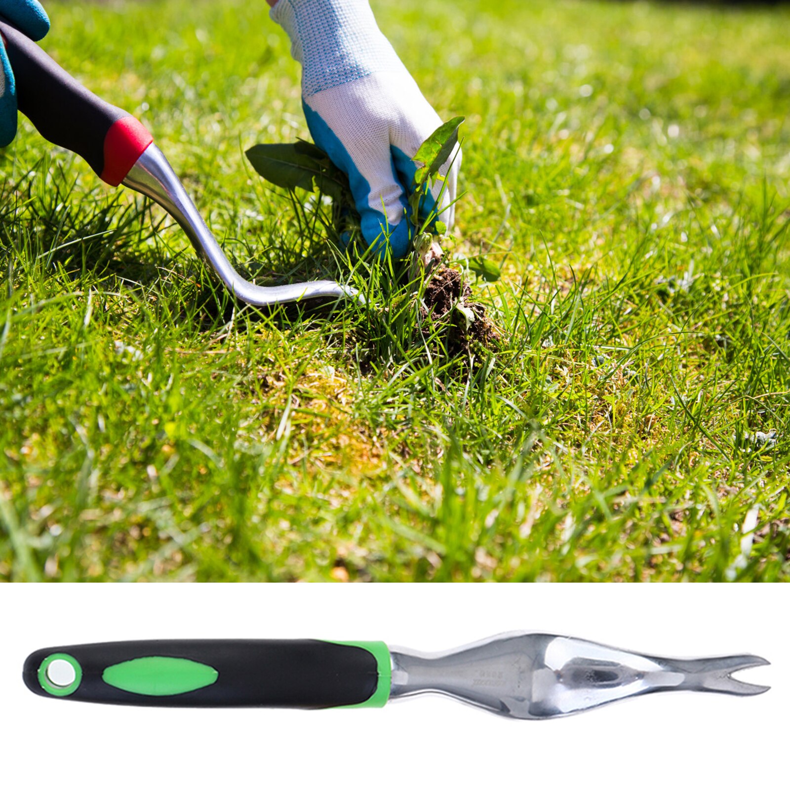 Garden Weeder Hand Weeding Removal Cutter Dandelion Digger Puller Tools rgonomic Handle Gardening Tools
