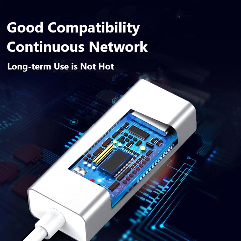 Adattatore USB in metallo adattatore cavo Ethernet Lan Gigabit da Usb3.0 a 2500m che supporta alta compatibilità da 2.5 Gbps