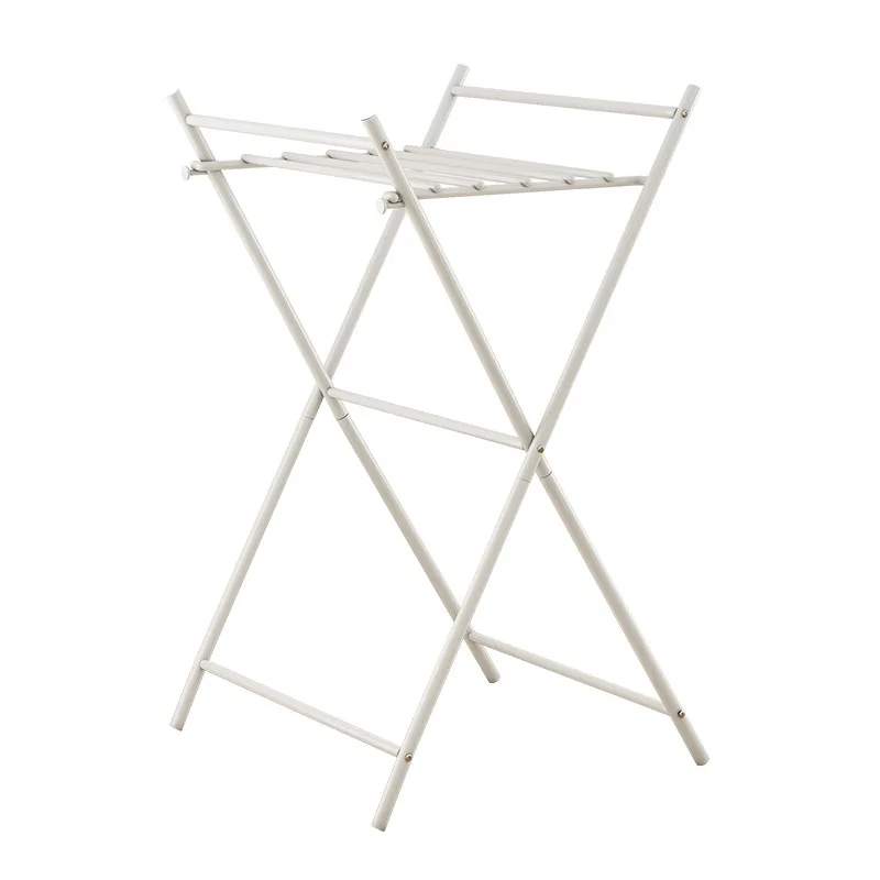 Clothes Drying Rack Floor-to-ceiling Household Folding Indoor Clothes Hanging Rack Balcony Dormitory Cool Clothes Pole