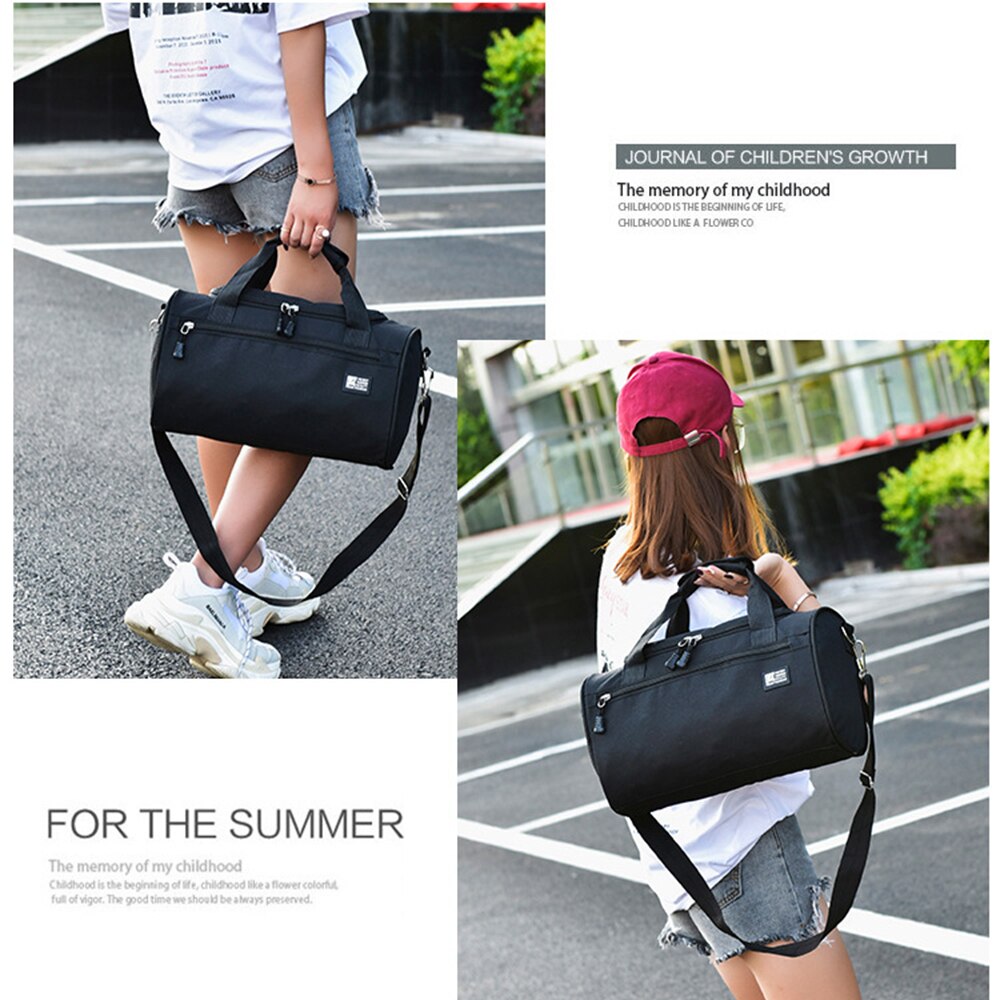 Bolsas de gimnasio para hombre y mujer, bolso de nailon impermeable, cilindro para exteriores, Mochila deportiva, bolso de viaje, 1798