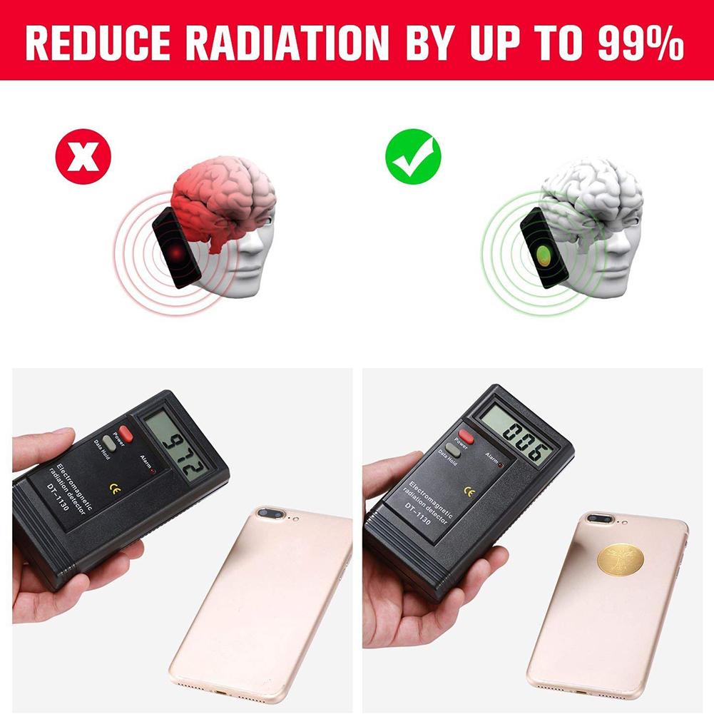 6 Pcs Anti Radiation Protector Sticker Negative Ions EMF Blocker For Mobile Phones Laptop