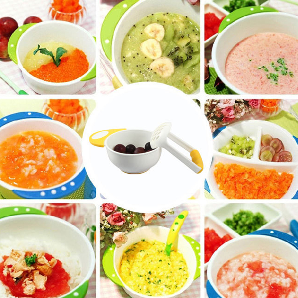 Baby food feeding Food Grinder Fruit Food Press Machine Safety Processor Kid Dish Feeder Babies Food Mills Tools
