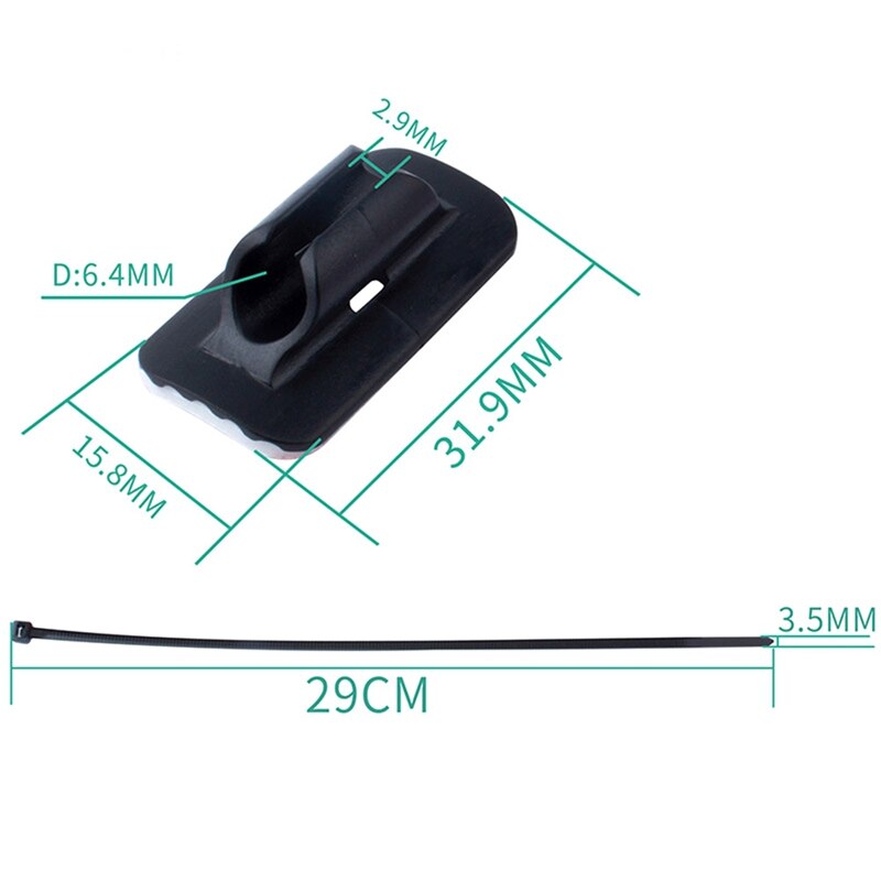 1Pcs Cable Holder Bike Housing MTB Fitting Lines Guide Clip Clamp Zip Ties Tidy Brake Gear Accessory