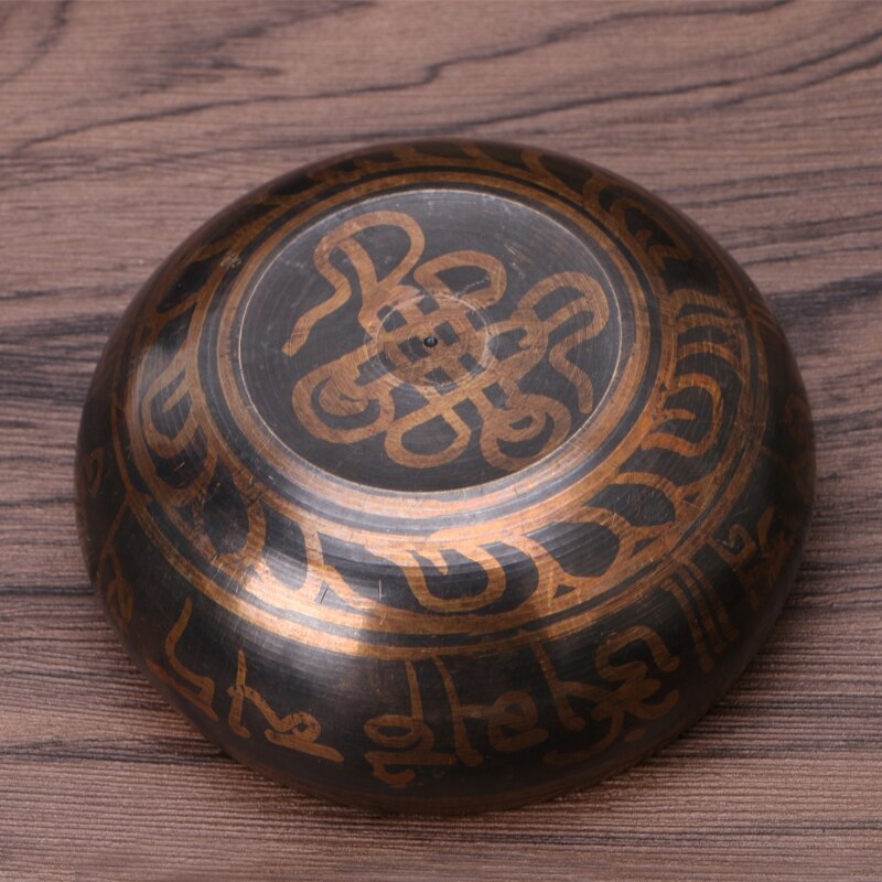 Tibetische Gebetsmühle - Om Mani Padme Hum 22cm Kupfer