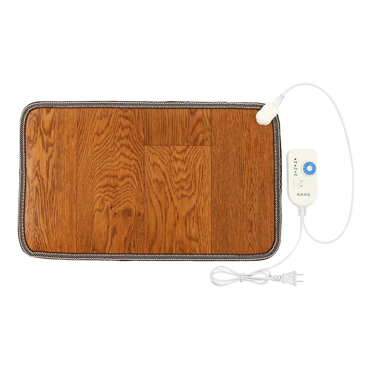 Tappetino riscaldante in pelle scaldapiedi cuscinetti riscaldanti elettrici piedi scaldamuscoli tappeto termostato strumenti di riscaldamento casa ufficio 3 dimensioni