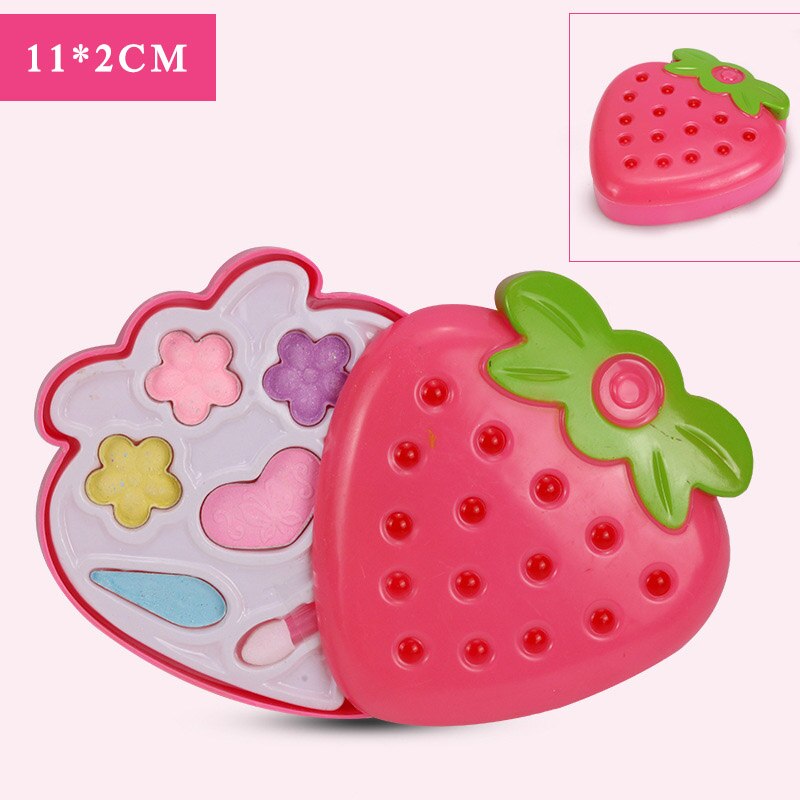 1Set Up Speelgoed Diy Speelgoed Leuke Cadeaus Pretend Play Voor Baby Meisjes Schattige Veilig Cosmetica Kit Game: Strawberry