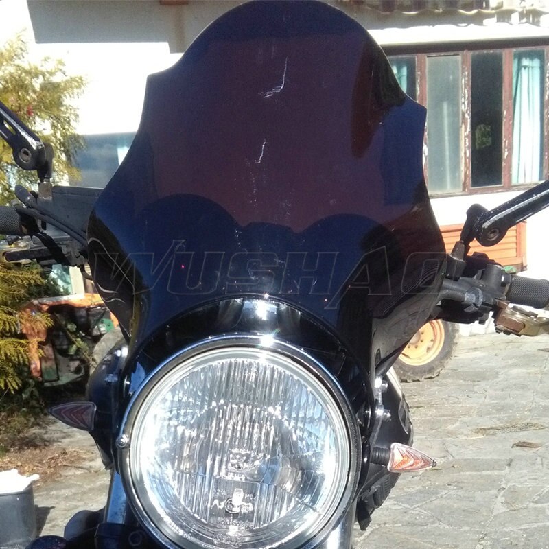 Parabrisas de pantalla para 1993 Honda CBF600 CBF600N CBF500 CB500 CBF250 CB CBF 600 N NA 500 X S X 250 doble deporte: Black