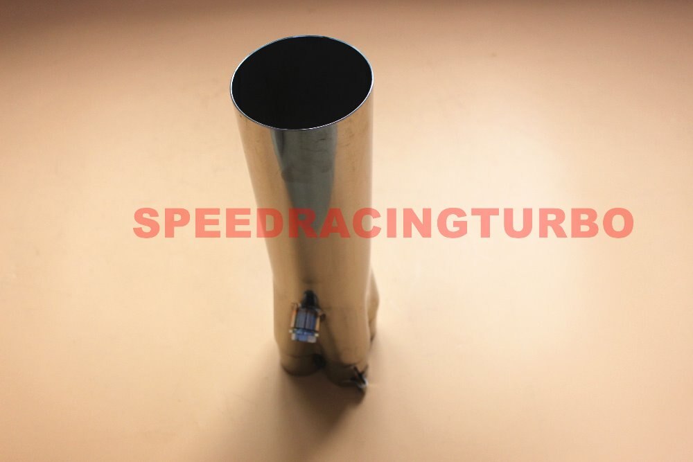 SPEEDRACINGTURBO Cabecera de escape colector de deslizamiento en 1 3/4 "tubo de 3,5" únicas los colectores de acero inoxidable colector de escape