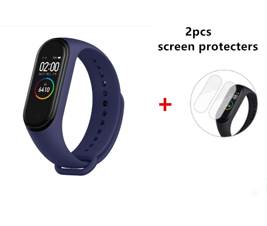 Xiaomi – bracelet connecté Mi Band 4, avec écran tactile AMOLED, capteur d'activité physique avec suivi du rythme cardiaque, Original