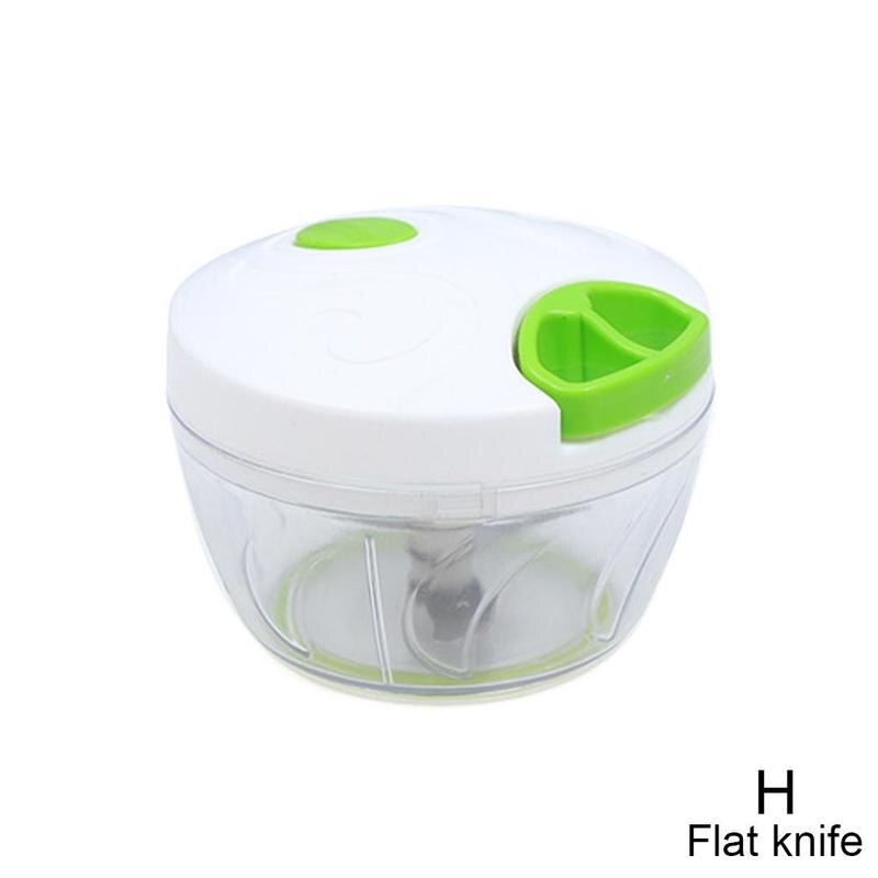 Manual Fruit Vegetable Chopper Hand Twist Pull Food Cutter Shredder Nuts Cutter Grinder Onion Mincer Garlic Kitchen Accesso E9C4: H