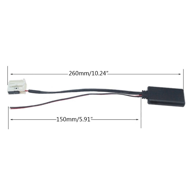 12 -pins bluetooth-module, draadloze autoradio, stereo-aux-kabeladapter voor peugeot