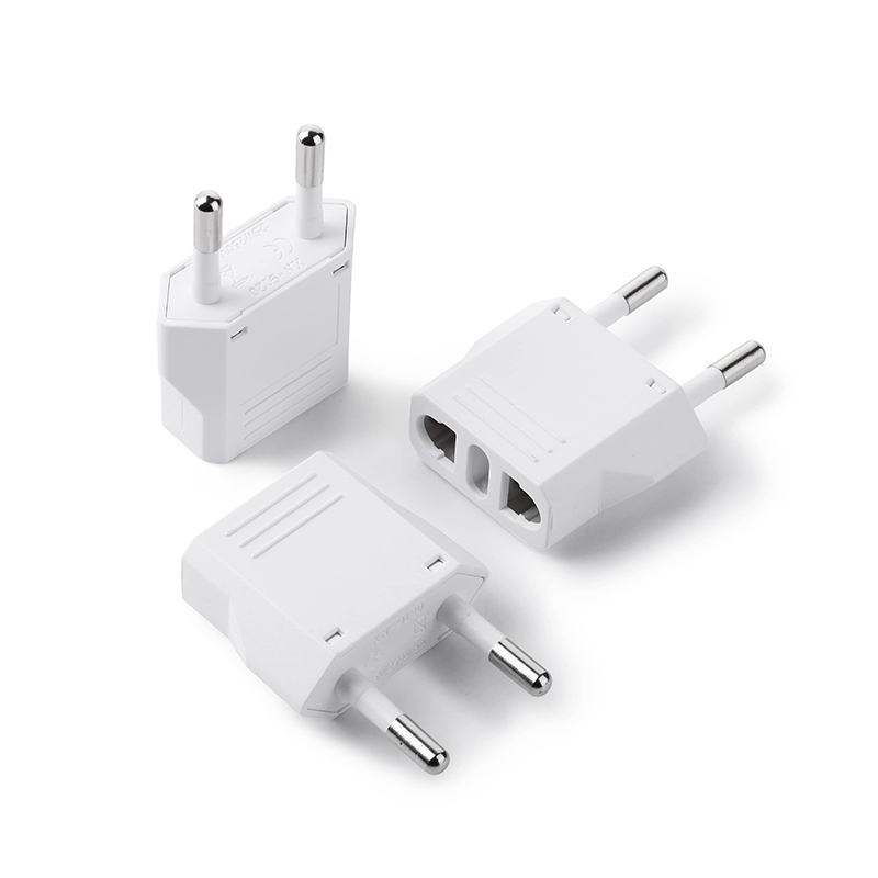 adapter wtyczki zasilania nas robić EU euro Europa wtyczka 4.0mm Konwerter wtyczki zasilania adapter podróżny Chiny CN robić UE adapter gniazda elektrycznego