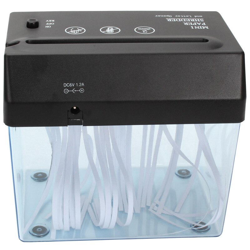 Mini elektrisk makuleringsmaskin  a6 knuser papirdokumentkuttemaskin med brevåpner for hjemmekontor desktop dq
