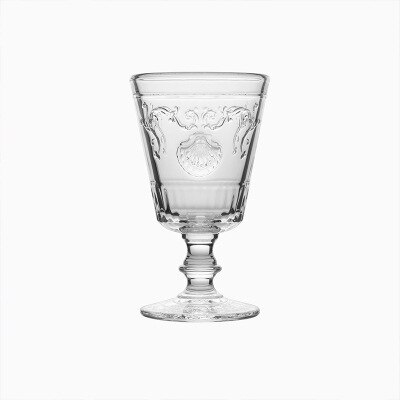 Copa de vidrio transparente, vaso de vidrio para agua, zumo, copa de vino, serie francesa VERSALLES: 200ml