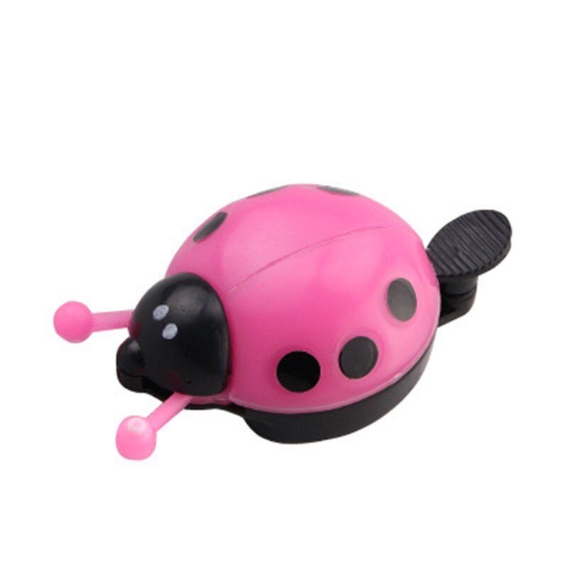 Leuke Fiets Fiets Bel Cartoon Lieveheersbeestje Fietsen Bell Outdoor Ridding Accessoires Sport Bike Ring Kind Rijden Apparatuur: Roze