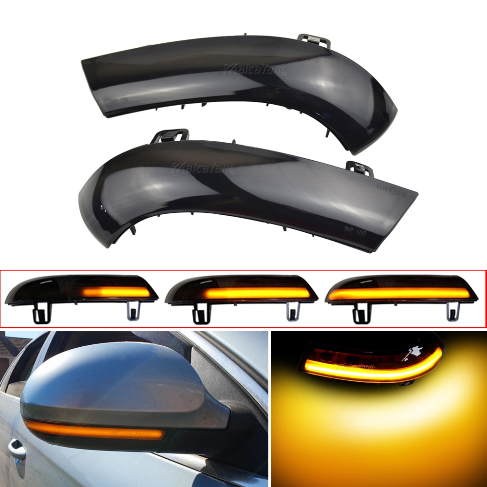 Dynamisk blinker spejl lys blinklys led til volkswagen passat  b6- typ 3c 2005 prefacelift  b5.5- typ 3bg 2001-2005