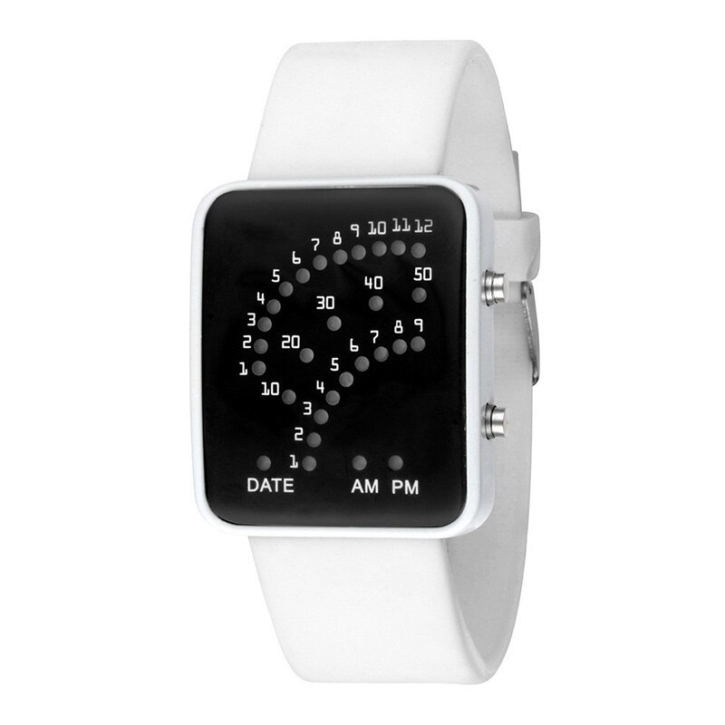 LED Elektronische Armbanduhr Sektor binär Digitale Wasserdichte unisex Paar Uhren TC21