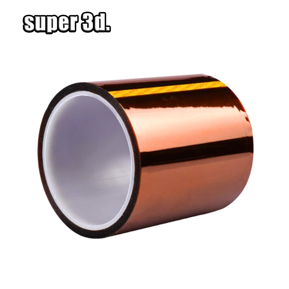2pcs 20mm x 33m High Temperature Resistant tape Heat dedicated Tape Heat Tape for 3D Printer