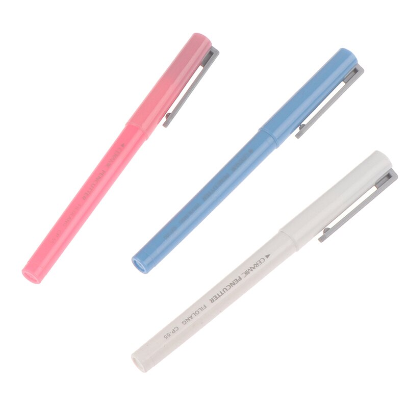1pc Paper Cutter Pen Shaped Safety Ceramic Diamond Painting Parchment Paper Cutter Tip No Rust Durable Home DIY Tool
