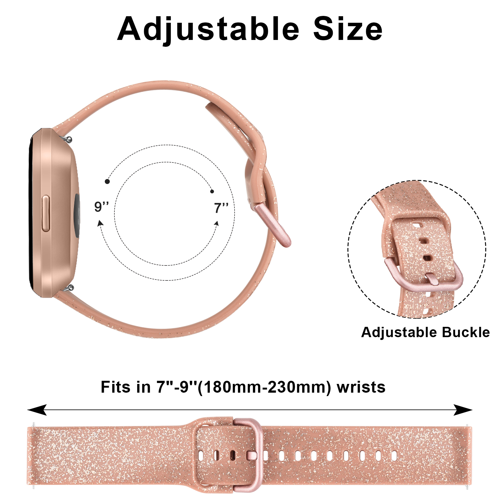 rem til fitbit versa 2/ versa-rem silikonklokkerem vanntett armbånd til fitbit versa lite erstatningsrem